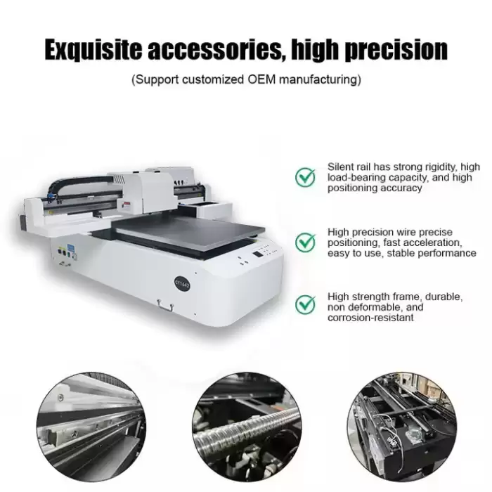 A1 4 Color 60x90cm Vacuum Adsorption UV Flatbed Inkjet Printer — image 2