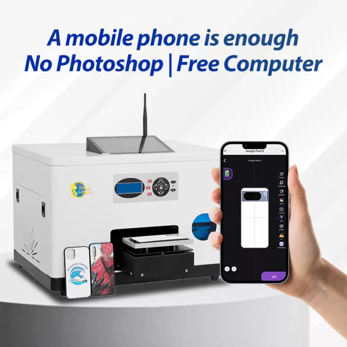LK-PC1 Mobile Phone Cover Making Machine with UV Phone Case Printer — image 4