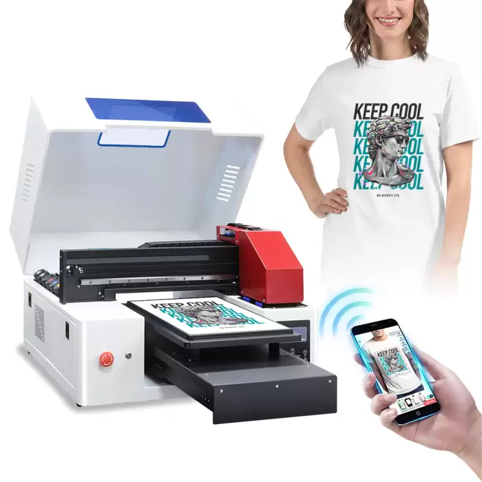 LK-TS1 High Resolution Direct to Garment UV Ink Automatic A3 DTG Printer — image 2
