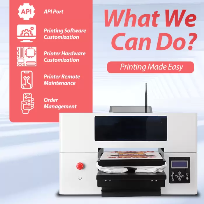 LK-TS1 High Resolution Direct to Garment UV Ink Automatic A3 DTG Printer — image 4