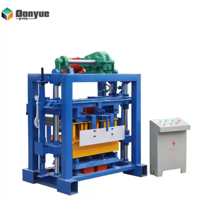 QT40-2 Manual Vibration Engine Cement Hollow Block Making Machine — image 2