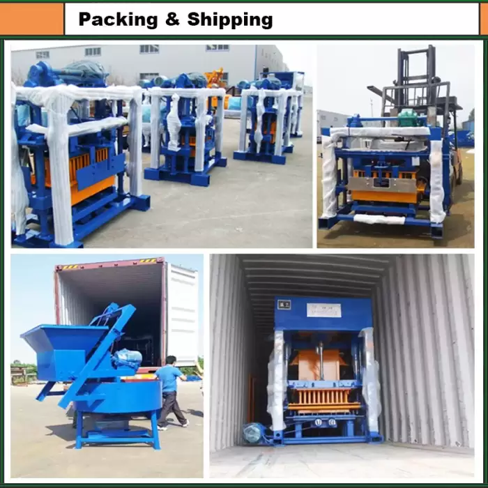 QT40-2 Manual Vibration Engine Cement Hollow Block Making Machine — image 5
