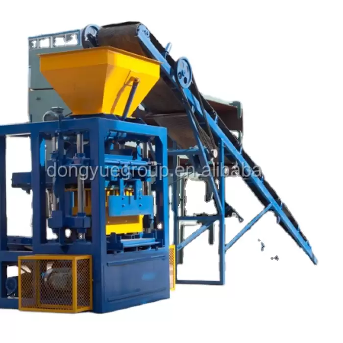 QT 4-24 Semi-automatic Concrete Hollow Block Making Machine — image 4