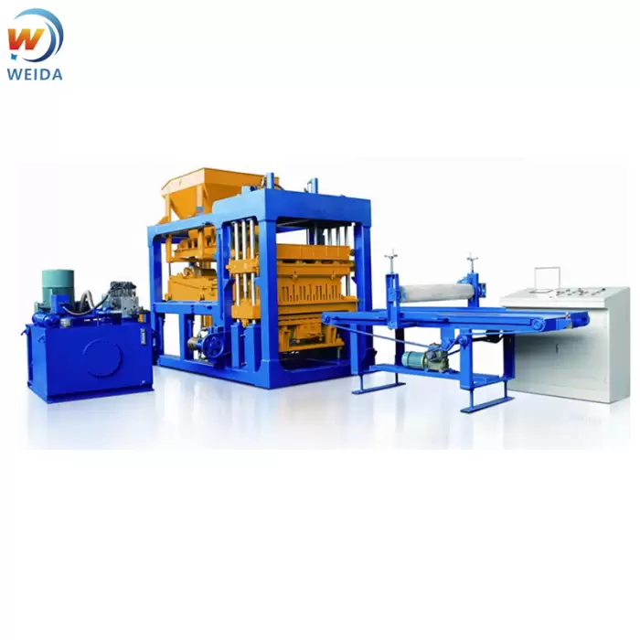 Automatic QT5-15 Cement Paver Brick Moulding Machine — image 3