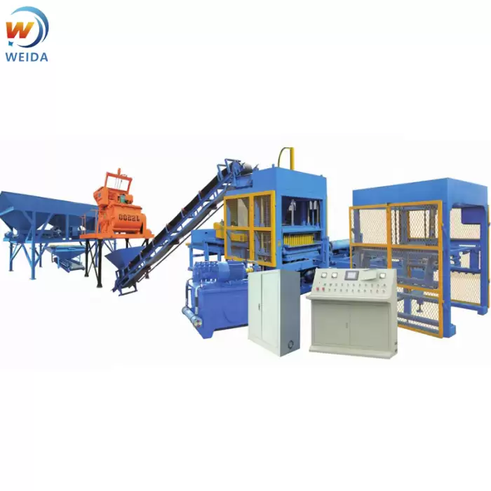 Automatic QT5-15 Cement Paver Brick Moulding Machine — image 5