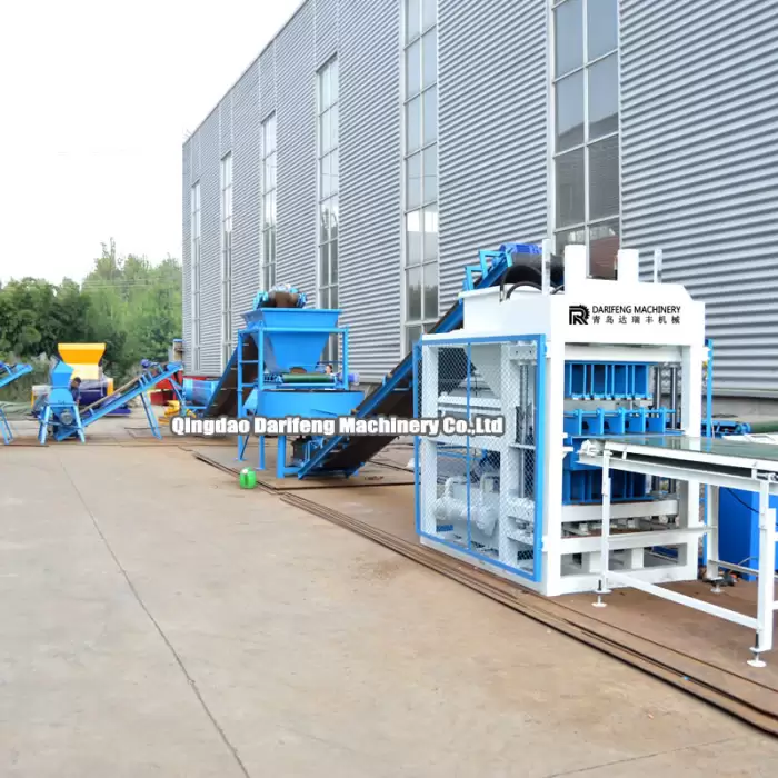DF4-10 Interlocking Stabilized Earth Block Machine — image 3