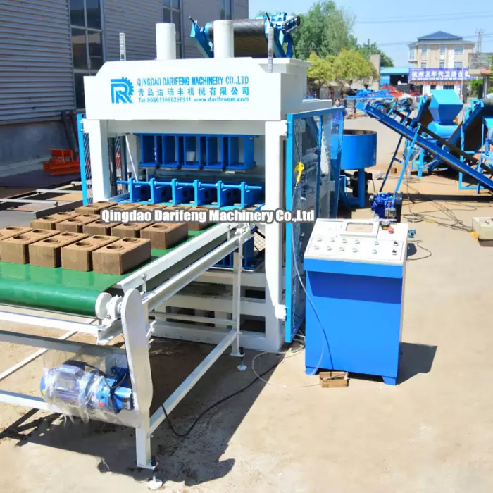 DF5-10 Fully Automatic Soil Interlocking Brick Machine — image 2