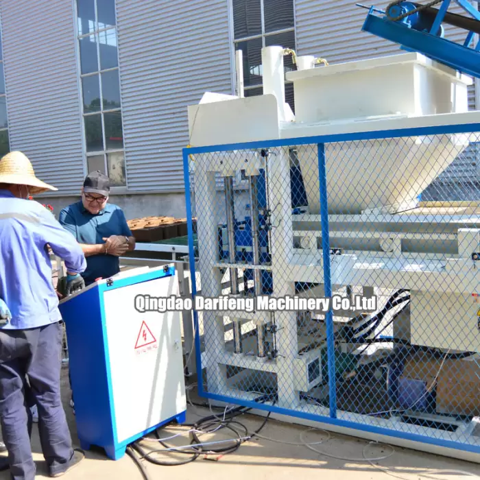 DF5-10 Fully Automatic Soil Interlocking Brick Machine — image 4