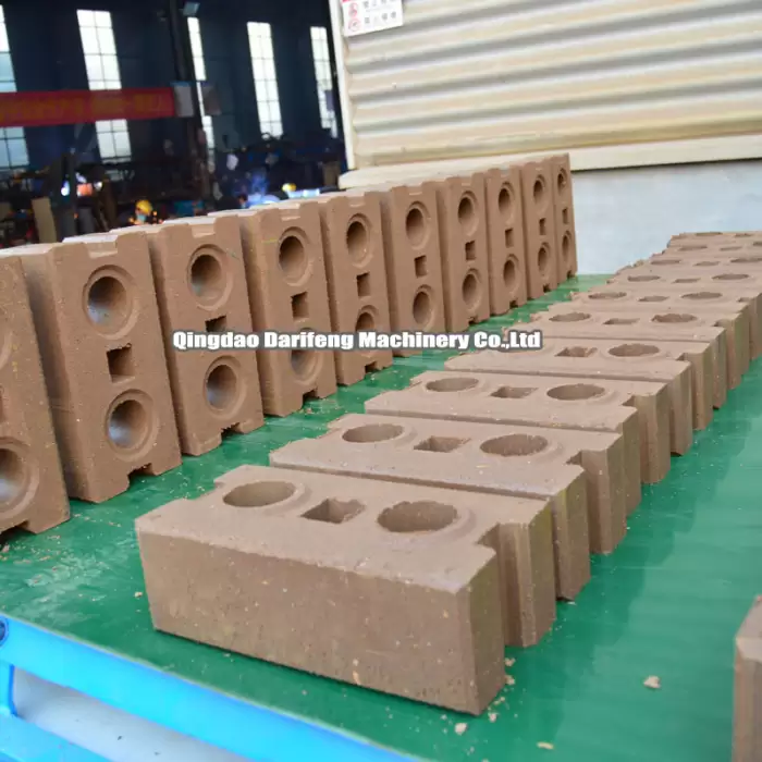DF10-10 Earth Mud Red Clay Eco Interlocking Block Brick Making Machine — image 6
