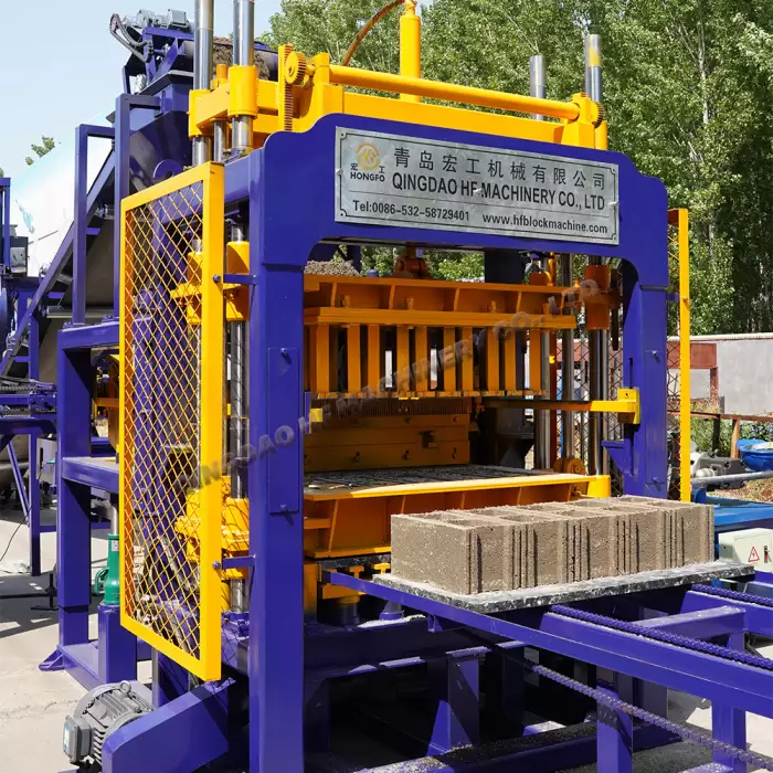 New Type QT5-15 High Quality Cement Concrete Hollow Paver Brick Block Making Machine Automatic — image 2