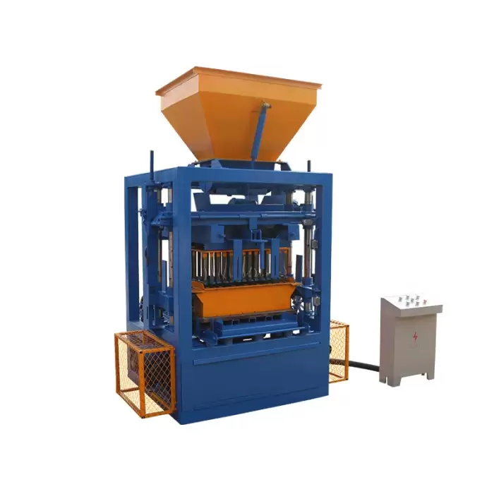 Qtj4-24 Semi-Automatic Hollow Concrete Block Making Machine — image 2
