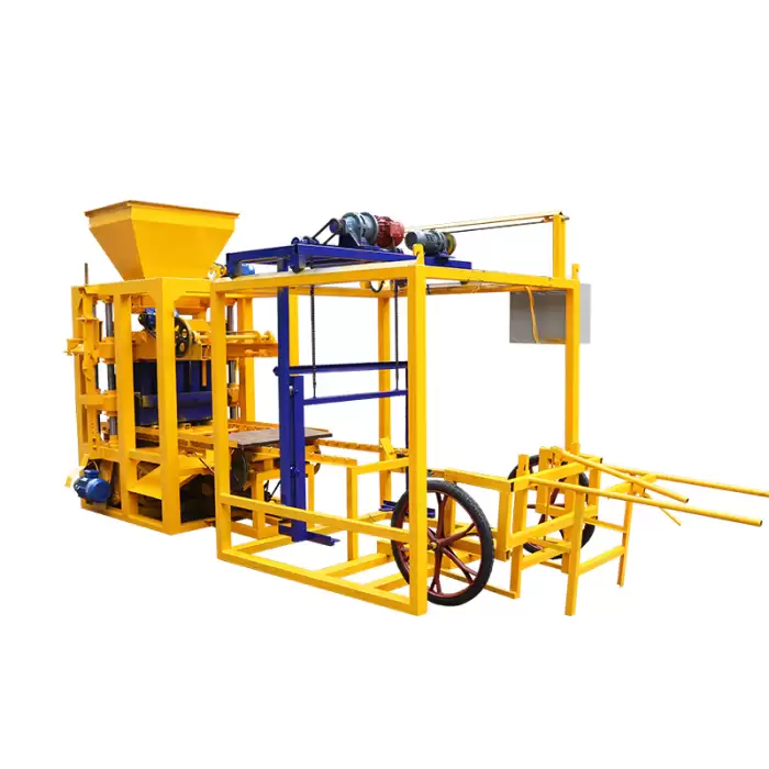 Qtj4-24 Semi-Automatic Hollow Concrete Block Making Machine — image 4