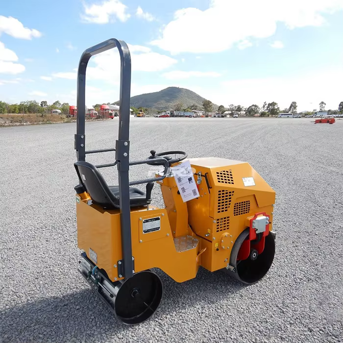 800 Kgs Double Drum Vibratory Soil Roller — image 6