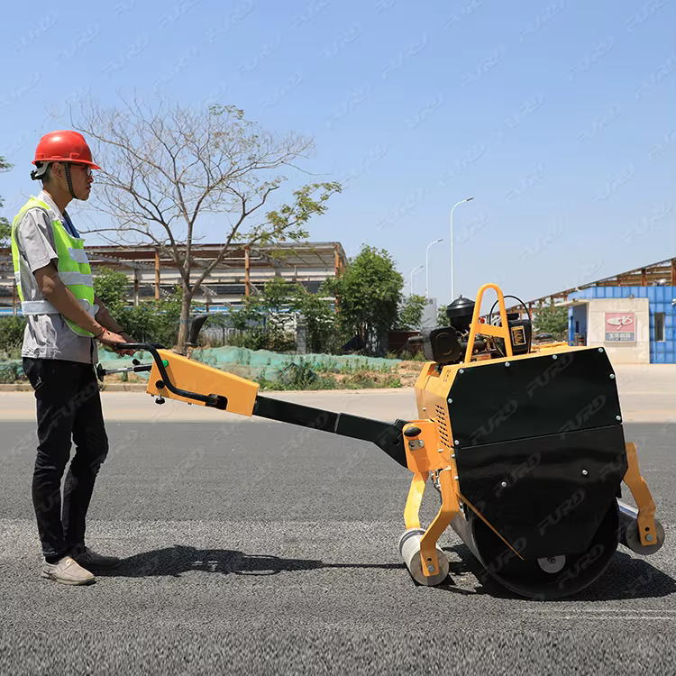 Pedestrian Driveways and Pathways Compacting Small Vibratory Roller — image 5