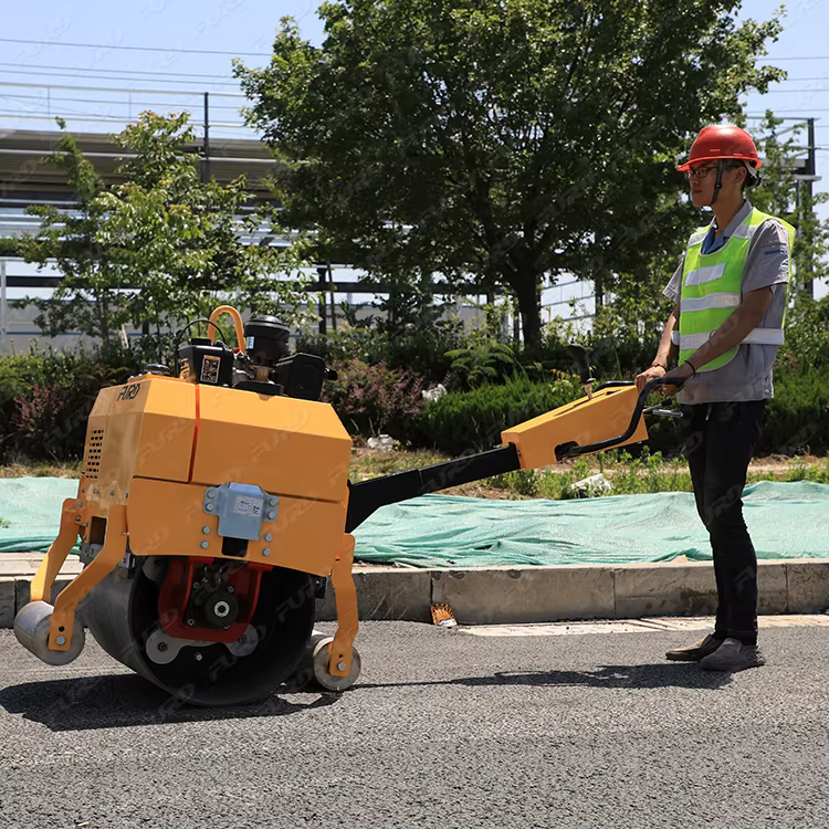 Pedestrian Driveways and Pathways Compacting Small Vibratory Roller — image 6
