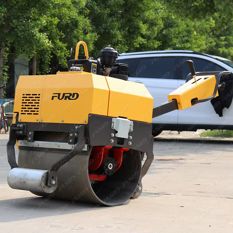 500kg Asphalt Road Roller Vibratory Soil Compactor Machine — image 4
