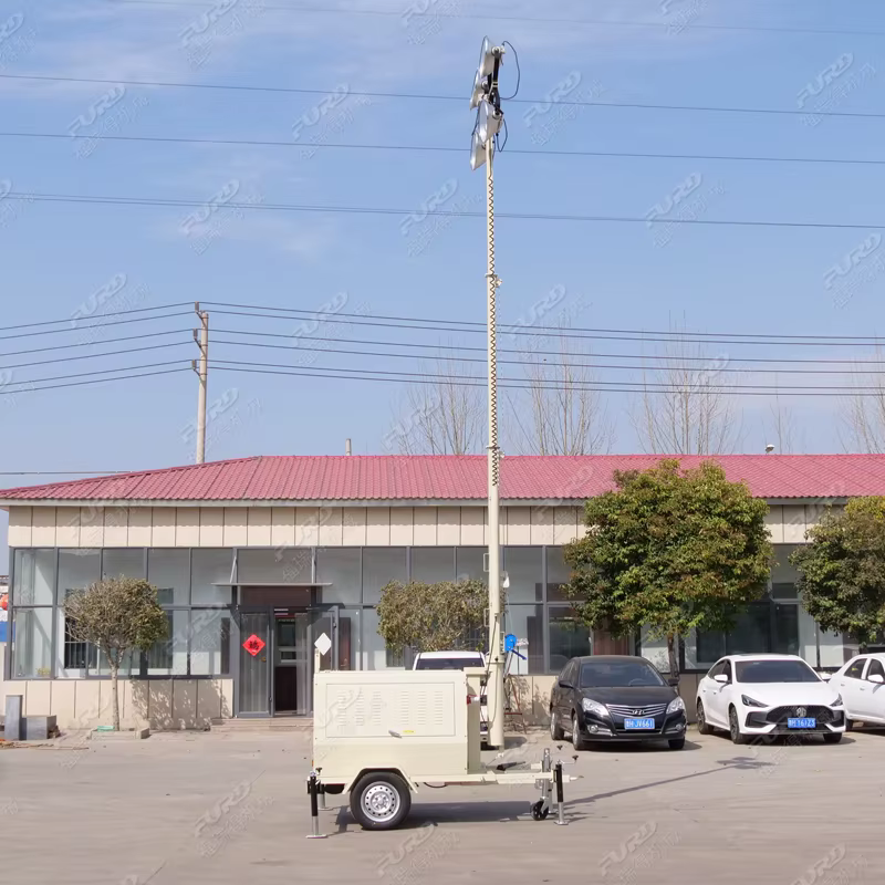 9m Mobile LED Telescopic Light Tower — image 4