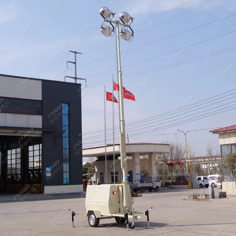 High Mast Diesel Generator LED Light Tower — image 3
