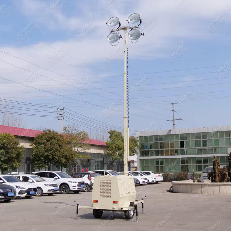 High Mast Diesel Generator LED Light Tower — image 6