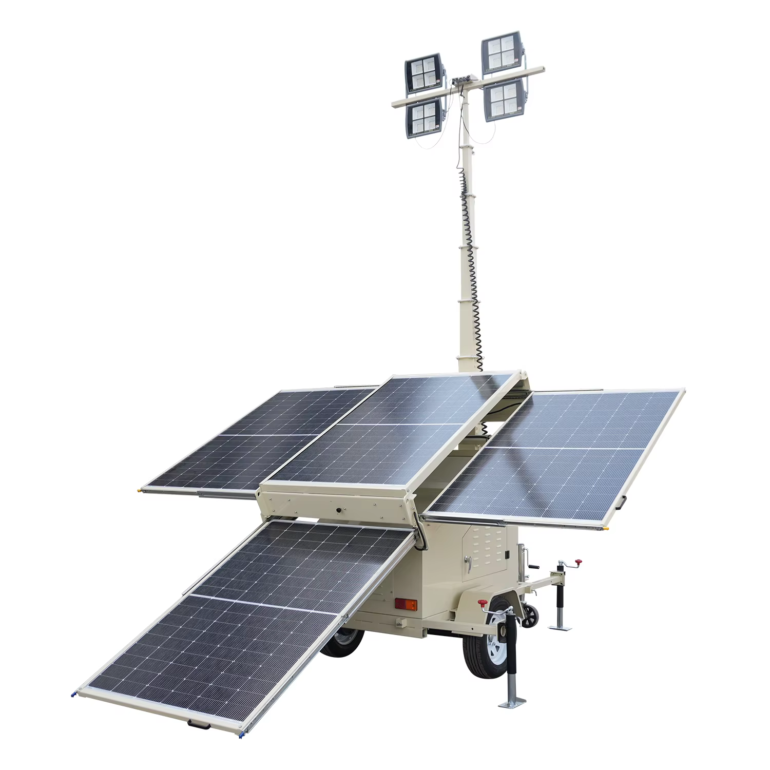 Foldable Solar Light Tower with Quick Deployment — image 2