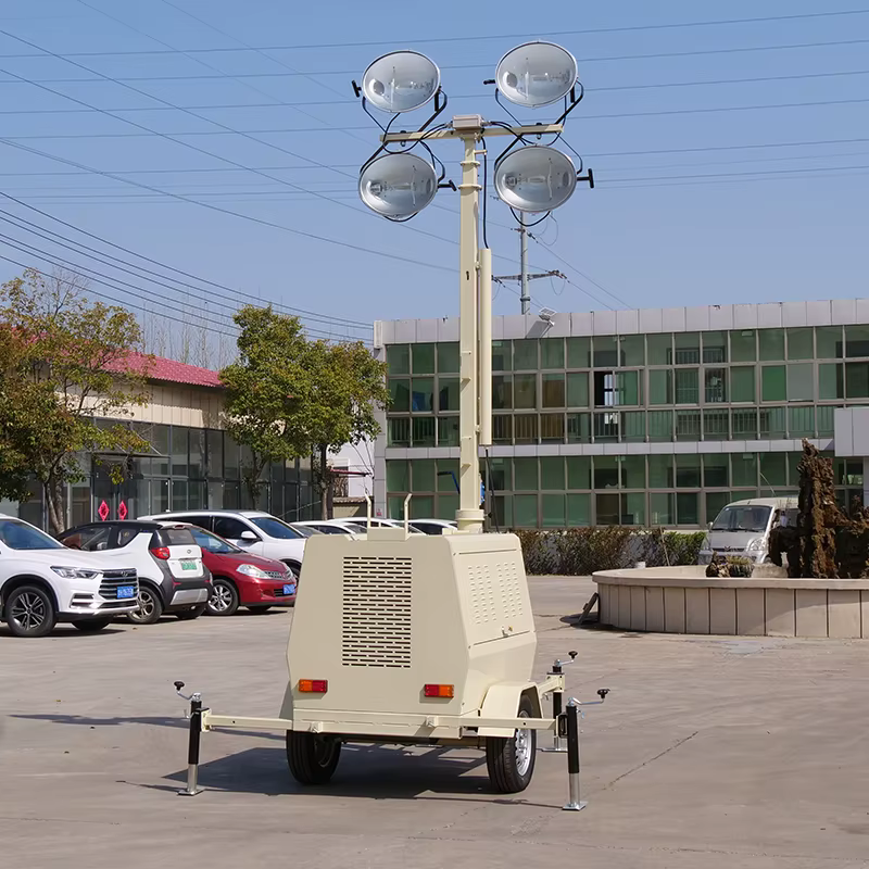 9m Light Tower 4x1000W Trailer Type — image 3
