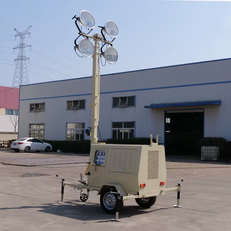 9m Light Tower 4x1000W Trailer Type — image 5