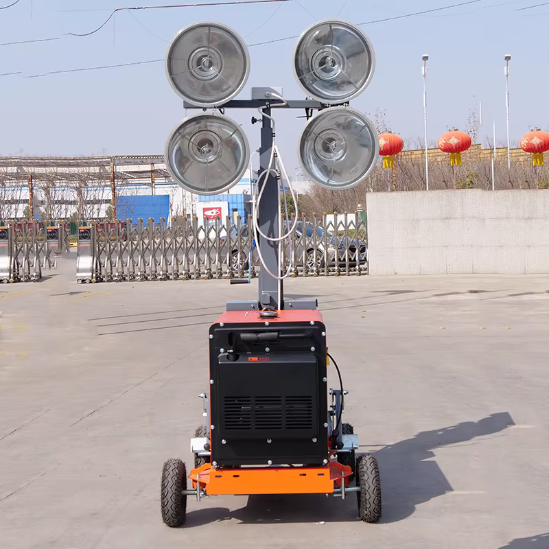 Metal Halide Lamp Light Tower 5m Telescopic Mast — image 2