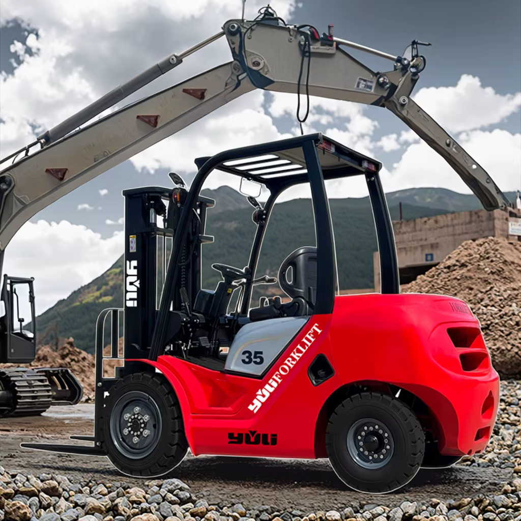 Yuli Heavy Duty 3 to 3.5 Ton Forklift with Customizable Attachments — image 2