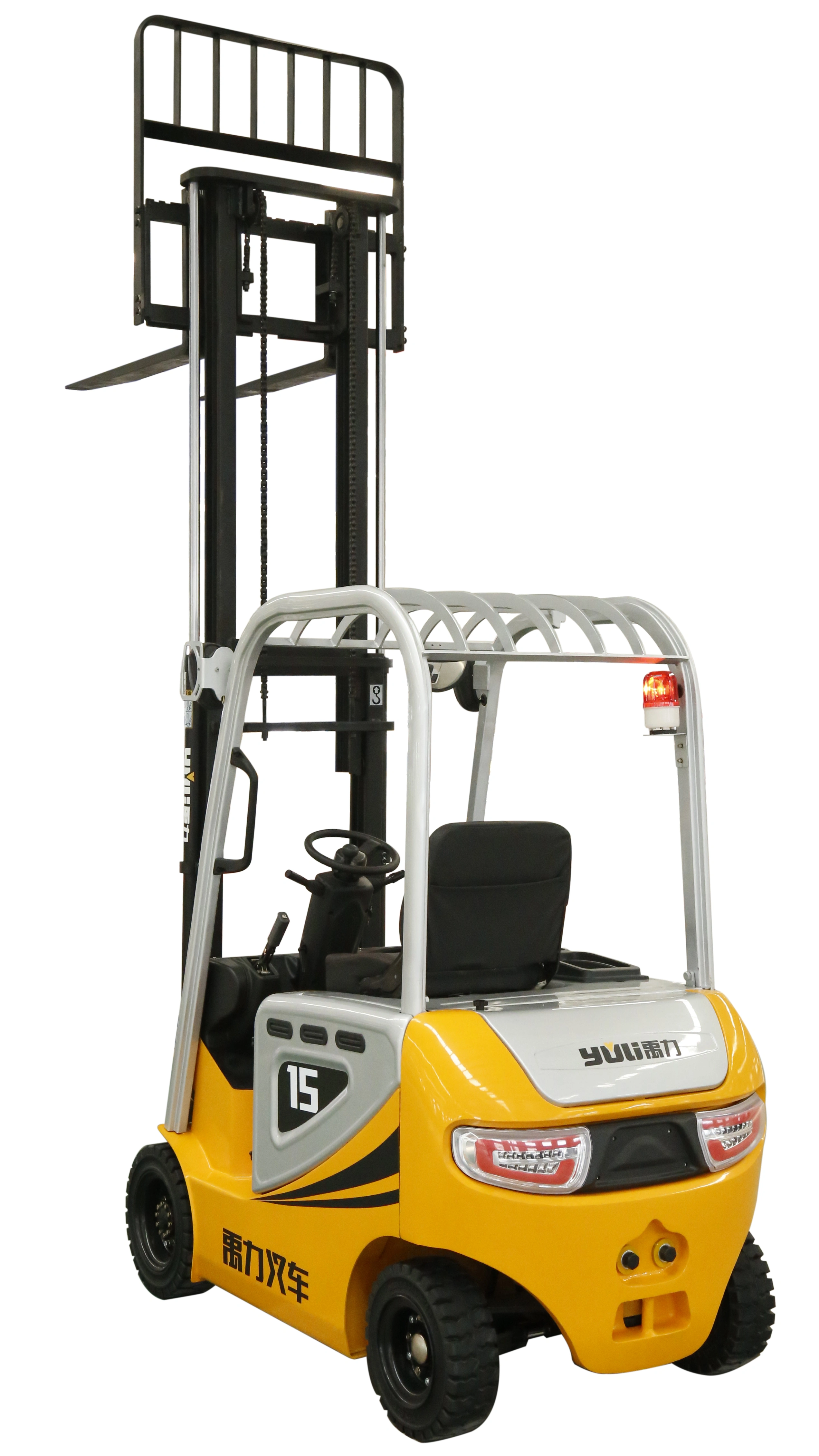 1.5 Ton 4 Wheel Electric Forklift Truck with 4500mm 3-Stage Free Lift Mast — image 5