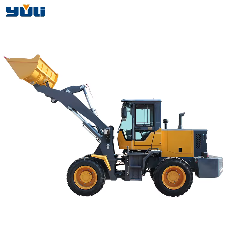 Yuli Hot Tractor Excavators Front Loader Skid Steer Wheel Backhoe Loaders Construction Machine Mini Front Wheel Loader — image 3
