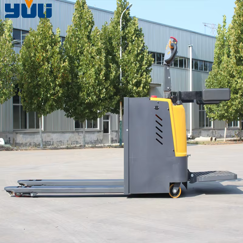 Yuli Lifter Warehouse Hydraulic Battery Operated Electric Pallet Stacker — image 3