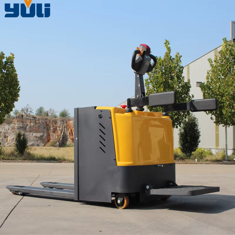 Yuli Lifter Warehouse Hydraulic Battery Operated Electric Pallet Stacker — image 6