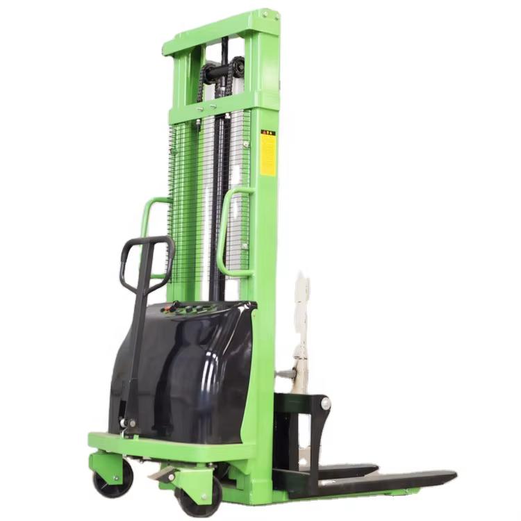 Electric Forklift Pallet Elevator 1T Semi-Electric Stacker 3.5M — image 4
