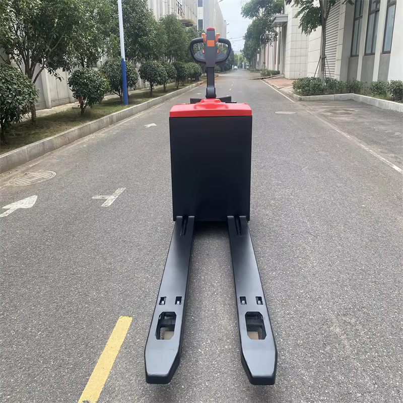 CBD60 6 Ton Electric Pallet Truck Stand Able Electric Pallet Stacker Forklift Truck — image 4