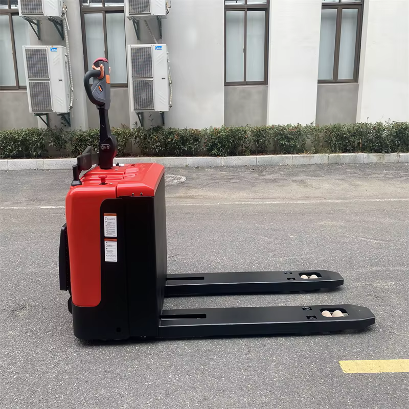 CBD60 6 Ton Electric Pallet Truck Stand Able Electric Pallet Stacker Forklift Truck — image 6