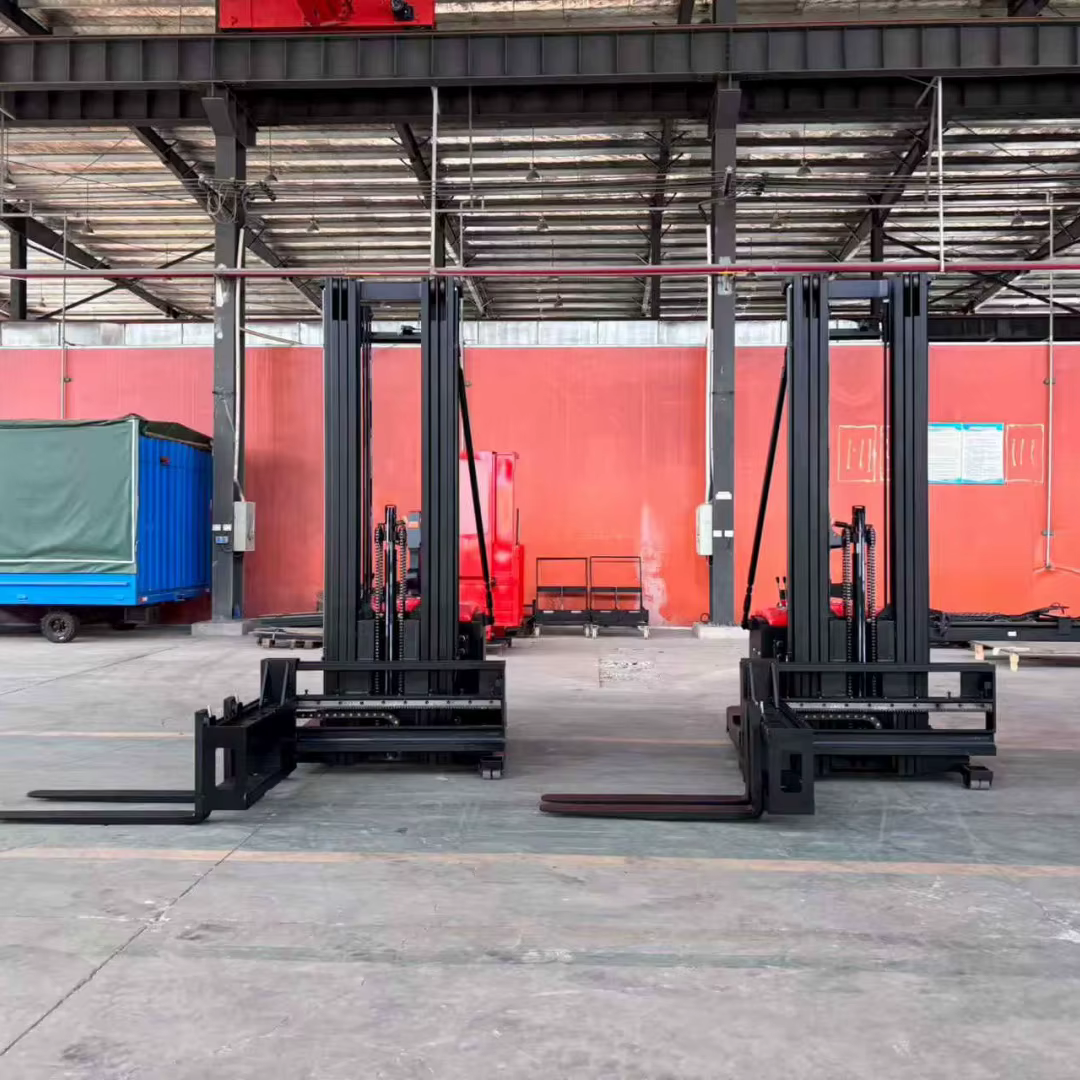 Compact Side Fork Stand-On Pallet Stacker — image 3