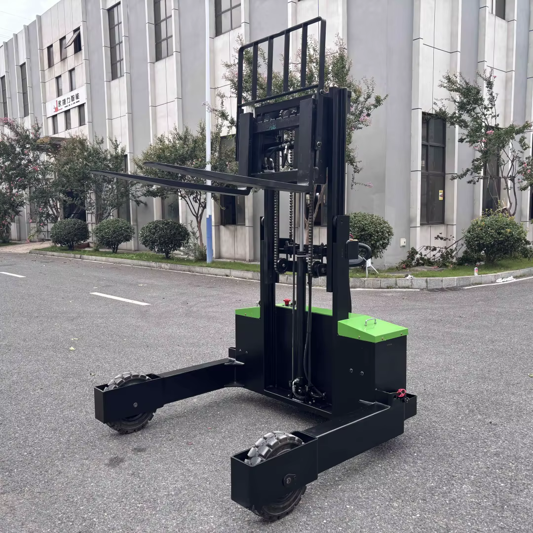 Self-Lifting Walkie Pallet Stacker 1 Ton 1.5 Ton Electric All Terrain Forklift — image 2
