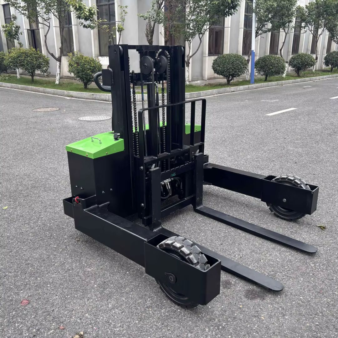 Self-Lifting Walkie Pallet Stacker 1 Ton 1.5 Ton Electric All Terrain Forklift — image 3