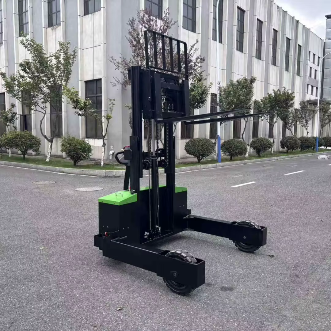 Self-Lifting Walkie Pallet Stacker 1 Ton 1.5 Ton Electric All Terrain Forklift — image 4