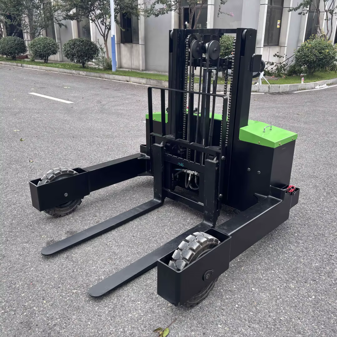 Self-Lifting Walkie Pallet Stacker 1 Ton 1.5 Ton Electric All Terrain Forklift — image 5