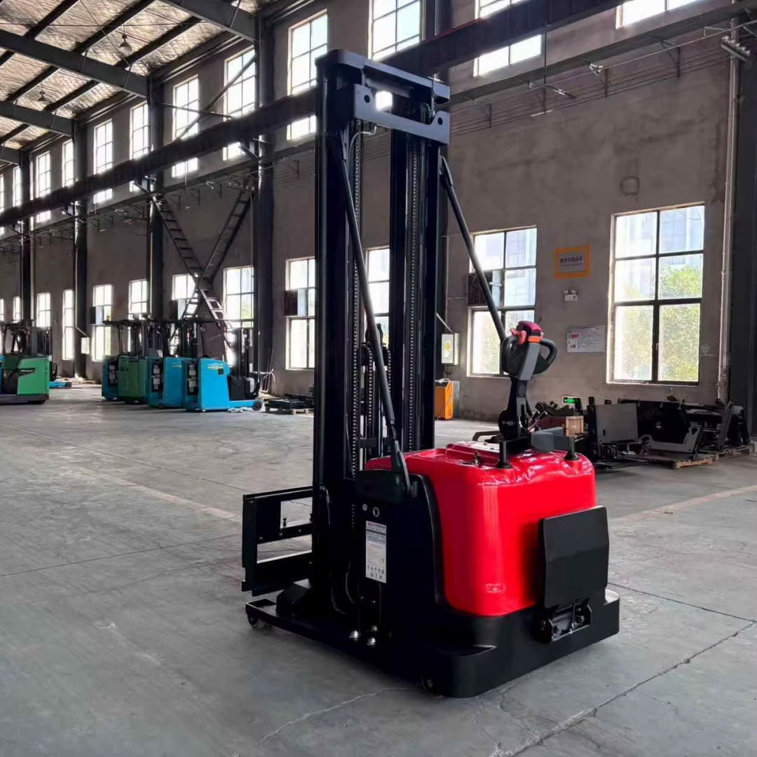 1 to 1.6 Ton Side Fork Stand-On Pallet Stacker — image 2