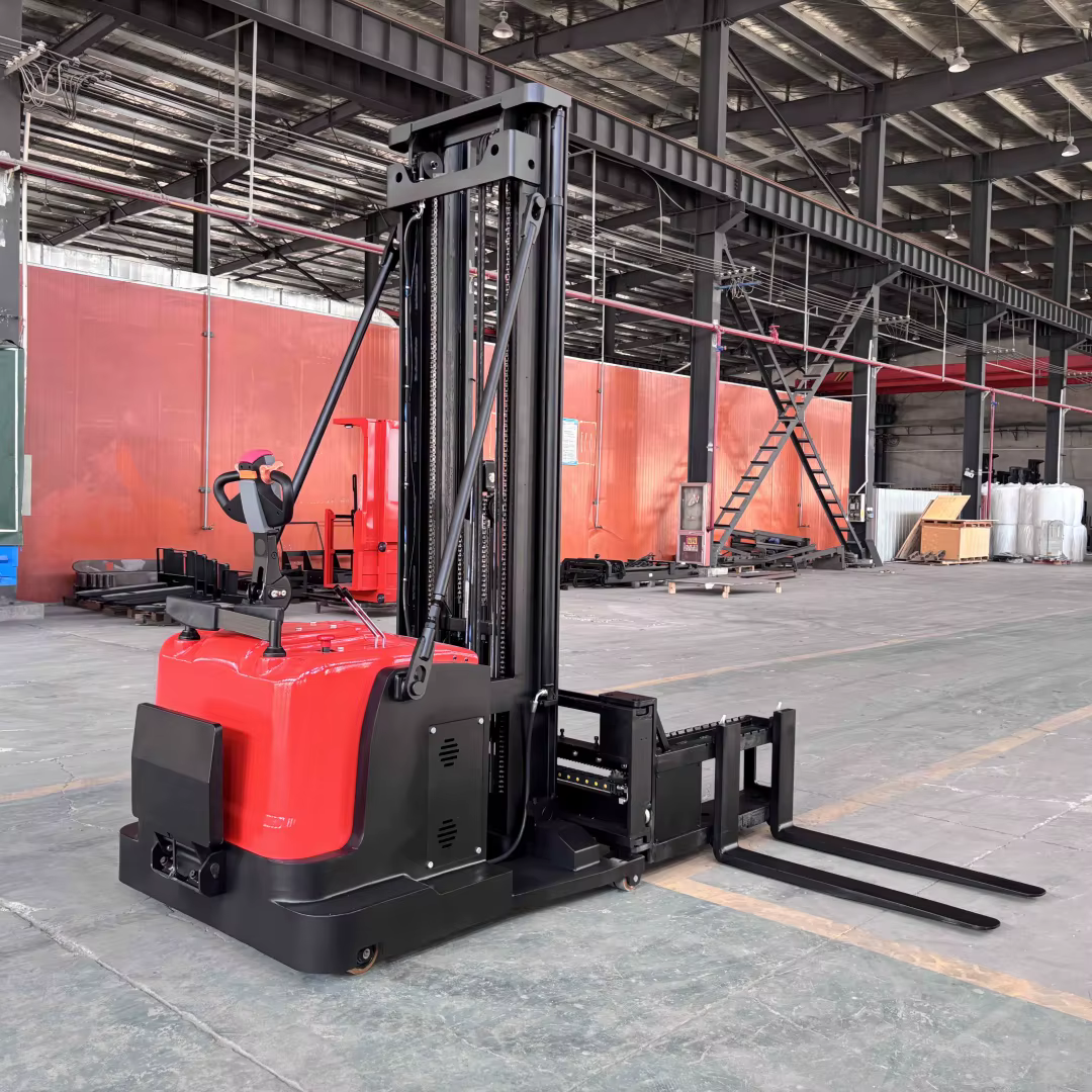 1 to 1.6 Ton Side Fork Stand-On Pallet Stacker — image 6