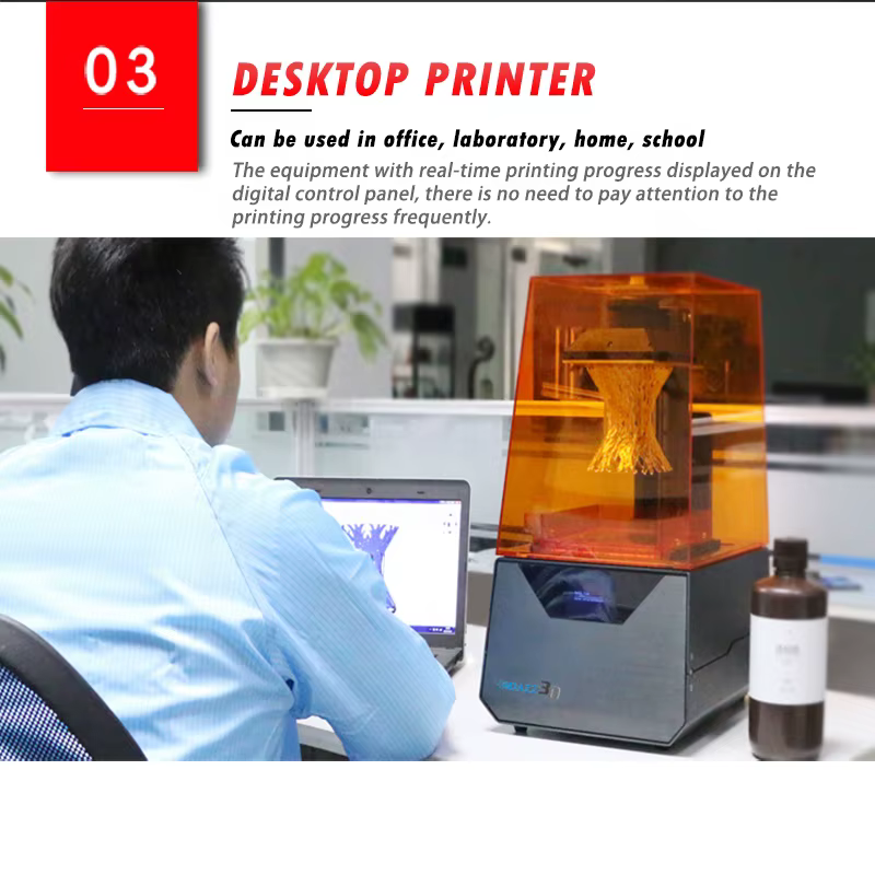 Dazzle S130 High Accuracy SLA 3D Jewelry UV Printer Machine — image 5