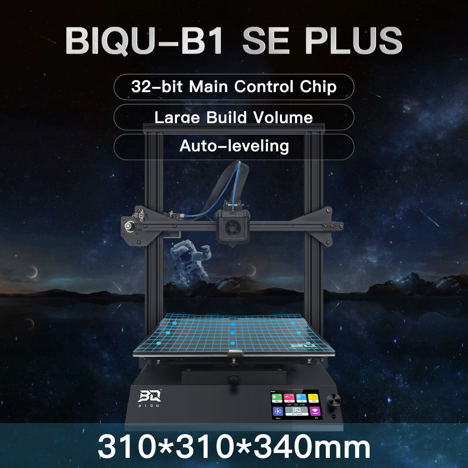 BiQU Bigtreetech Automatic Screen Adjustment 310x310x340mm FDM 3D Printer Kit — image 4