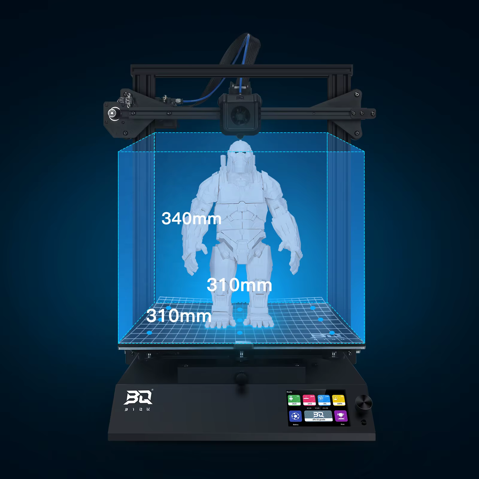 BiQU Bigtreetech Automatic Screen Adjustment 310x310x340mm FDM 3D Printer Kit — image 5