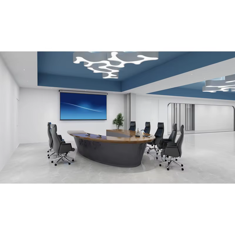 Luxury Office Conference Table and Chairs Executive Modern Furniture Set — image 2
