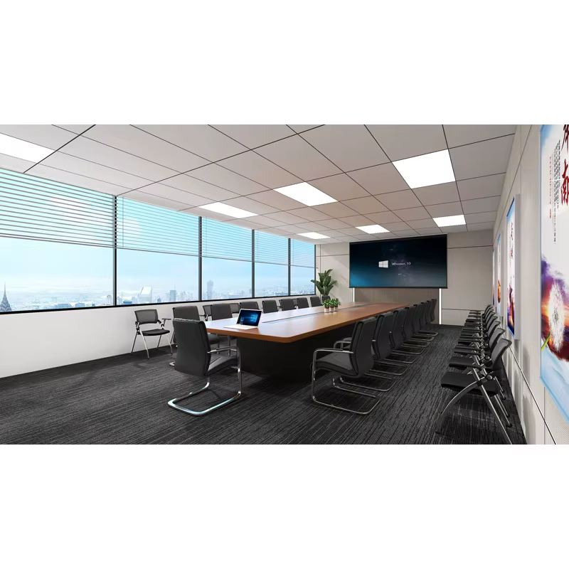 High Quality Wooden 20 Person Meeting Room Desk Office Conference Tables and Chairs Set — image 3
