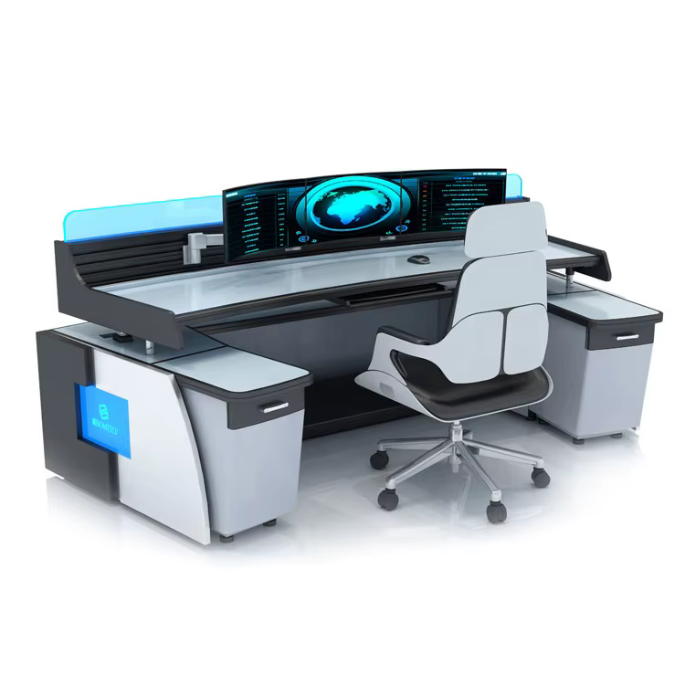 Haoyuan Intelligent LED Lift Office Desk Command Center Console — image 2
