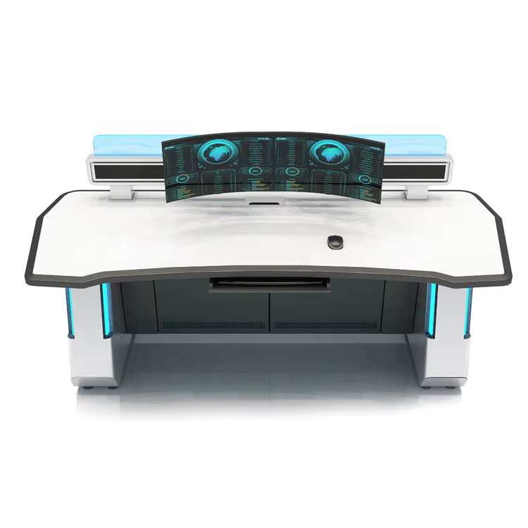 Haoyuan Intelligent LED Lift Office Desk Command Center Console — image 3