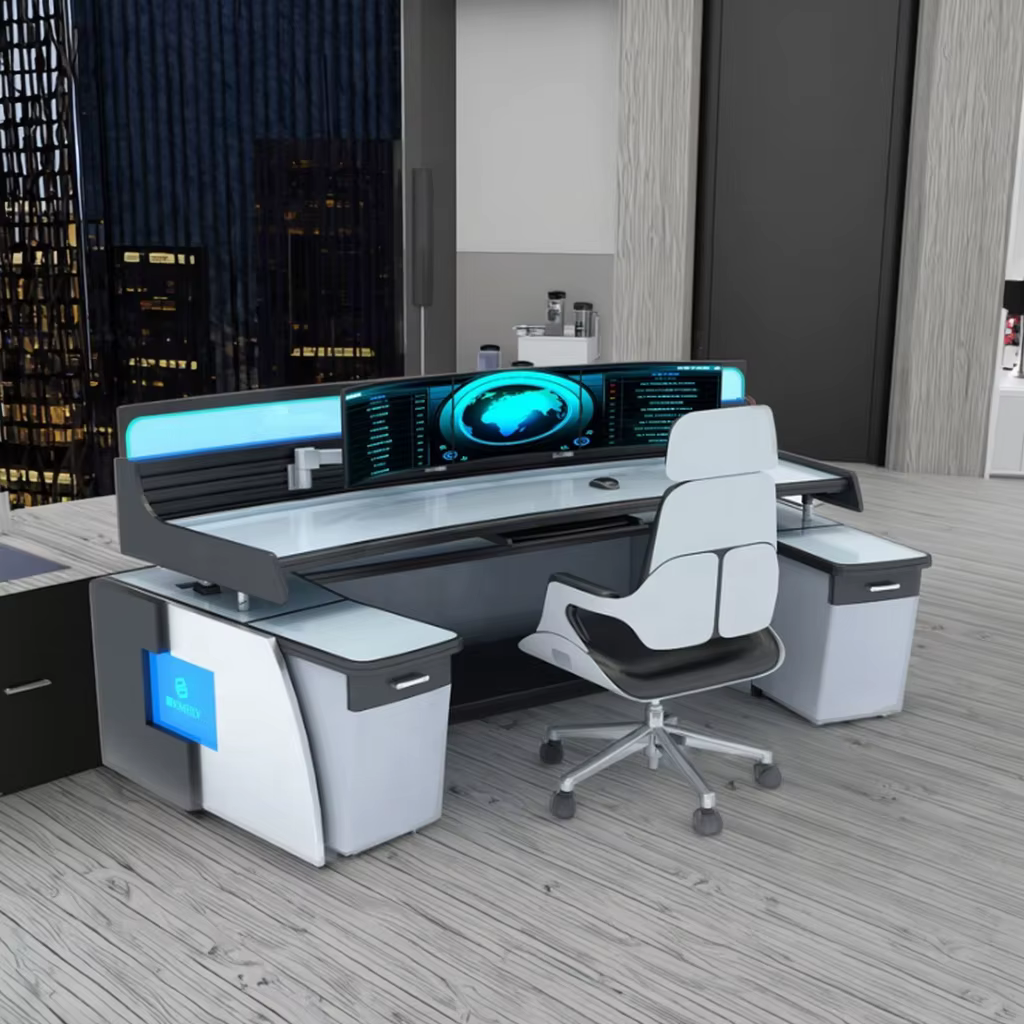 Haoyuan Intelligent LED Lift Office Desk Command Center Console — image 5